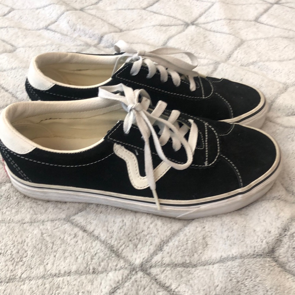 VANS Old Skool Black/White SIZE 9 Womens/7.5 Mens - Excellent Used Condition